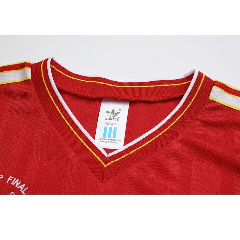 Camisa Retrô Liverpool I Manga Longa 1985/86