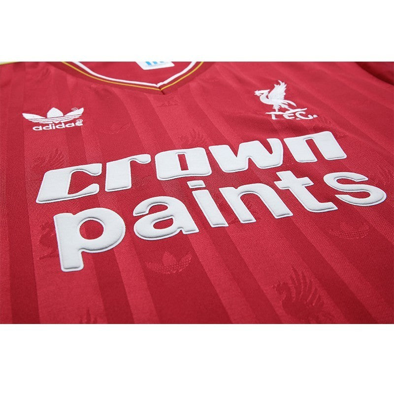 Camisa Retrô Liverpool I Manga Longa 1985/87