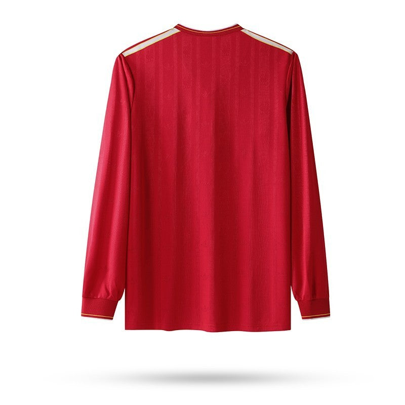 Camisa Retrô Liverpool I Manga Longa 1985/87