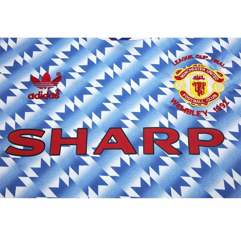 Camisa Retrô Manchester United II Manga Longa 1990/92