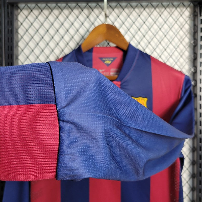 Camisa Retrô Barcelona I Manga Longa 2014/15
