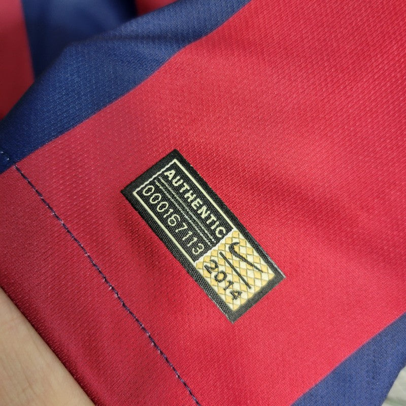 Camisa Retrô Barcelona I Manga Longa 2014/15