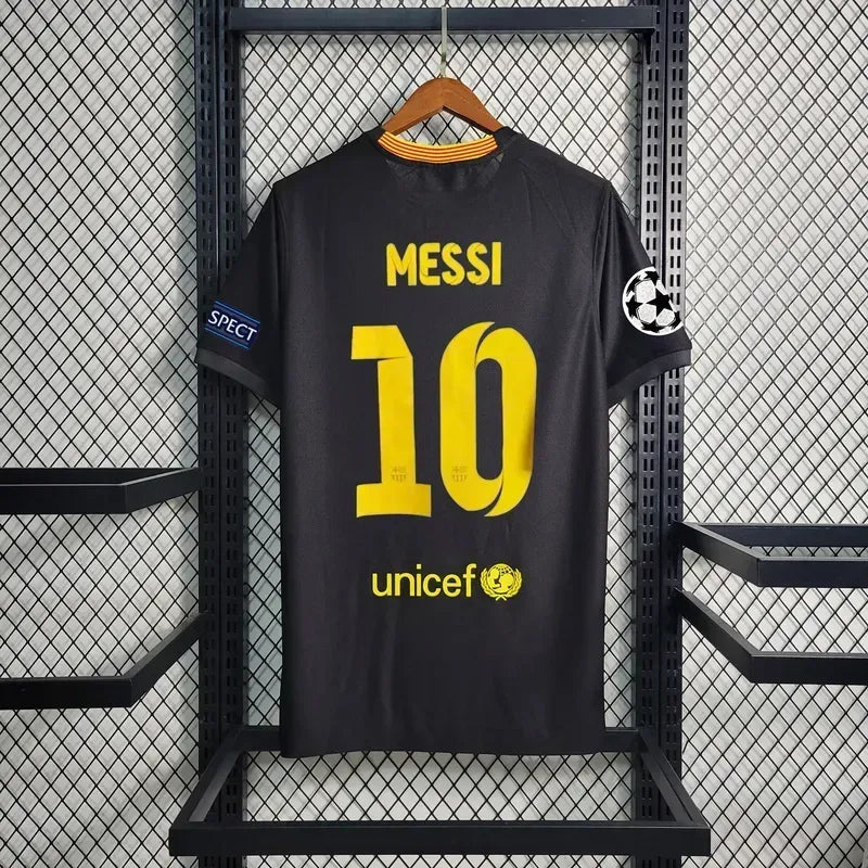 Camisa Retrô Barcelona lll 2013/14 Com Patchs e #10 Messi