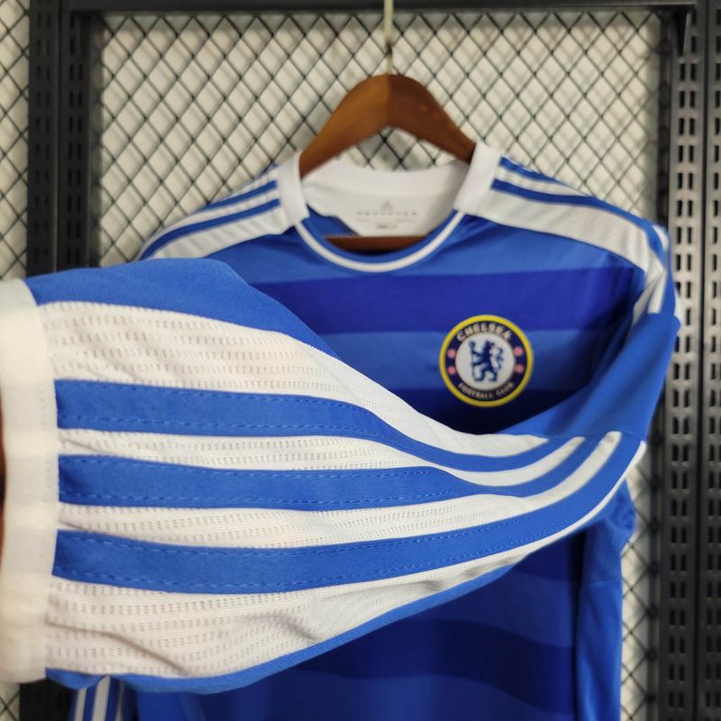 Camisa Retrô Chelsea I Manga Longa 2011/12