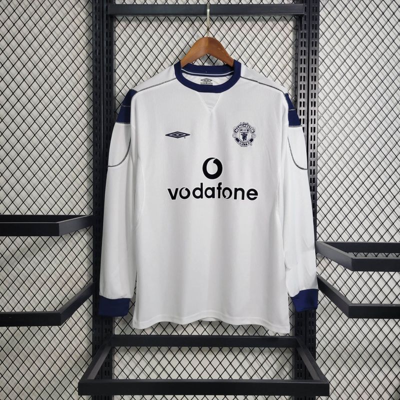 Camisa Retrô Manchester United II Manga Longa 2000/01