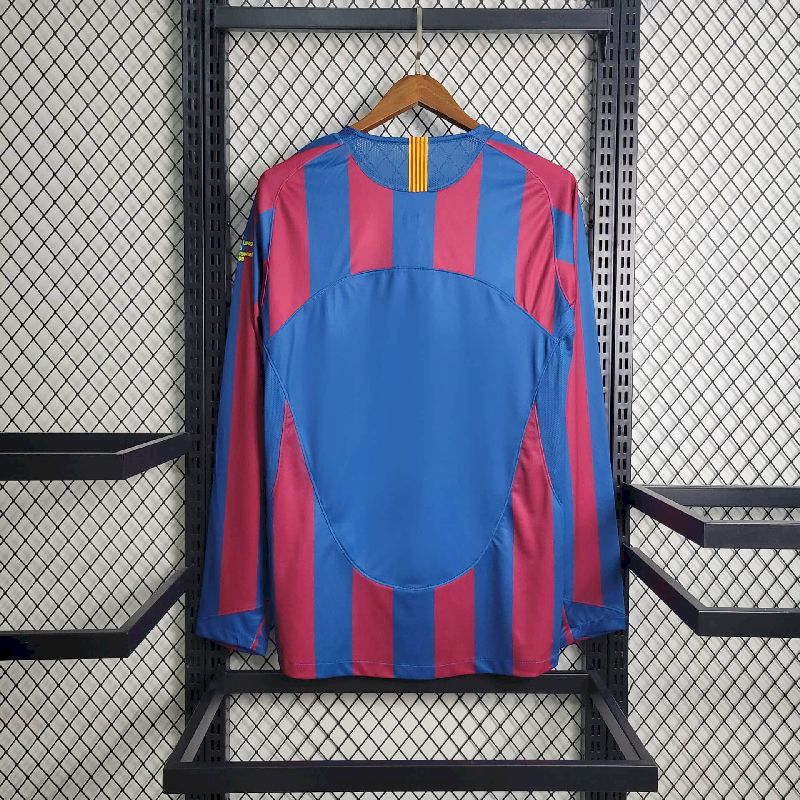 Camisa Retrô Barcelona I Manga Longa 2005/06