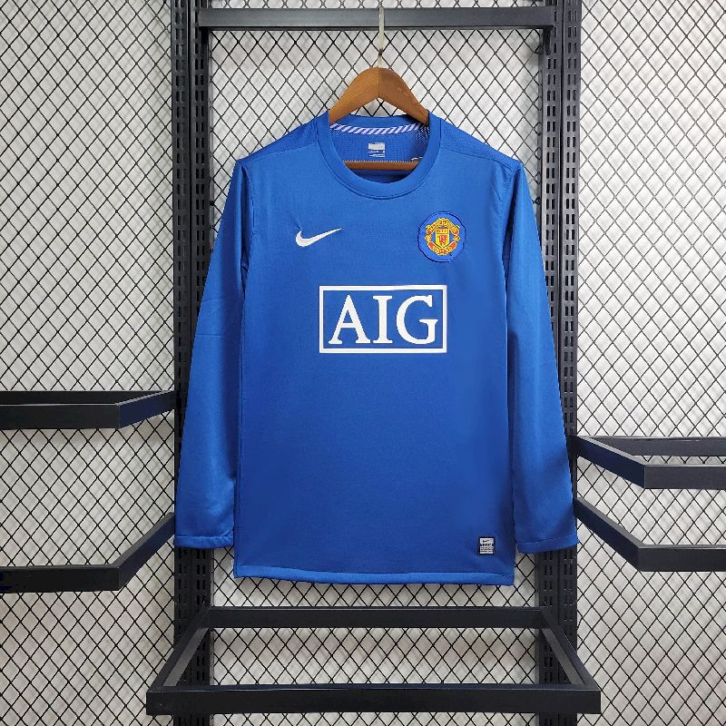 Camisa Retrô Manchester United III Manga Longa 2008/09