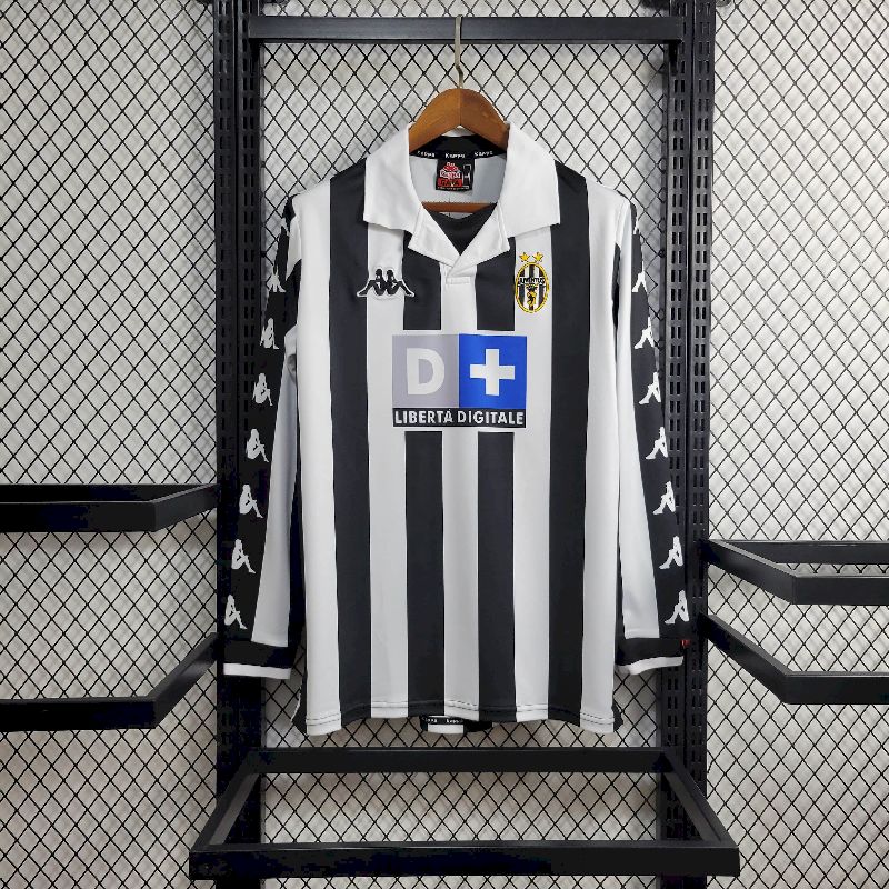 Camisa Retrô Juventus I Manga Longa 1999/00