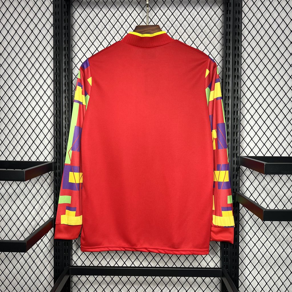 Camisa Retrô Inglaterra Goleiro Manga Longa 1995/96
