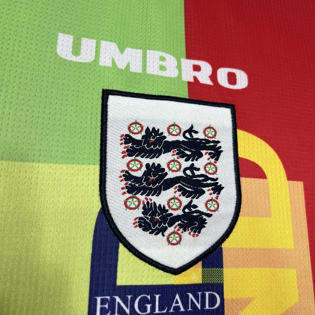 Camisa Retrô Inglaterra Goleiro Manga Longa 1995/96