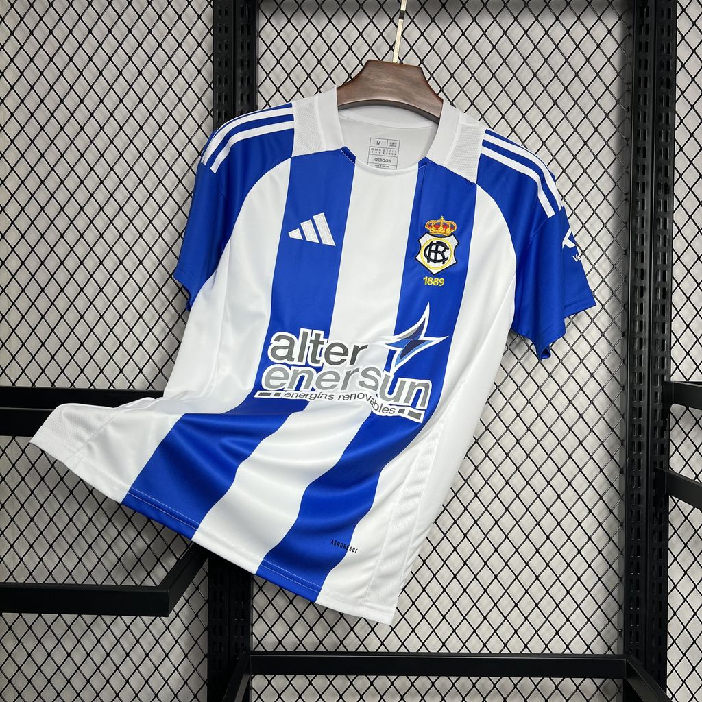 Camisa Recreativo de Huelva l 2024/25 Torcedor Masculina
