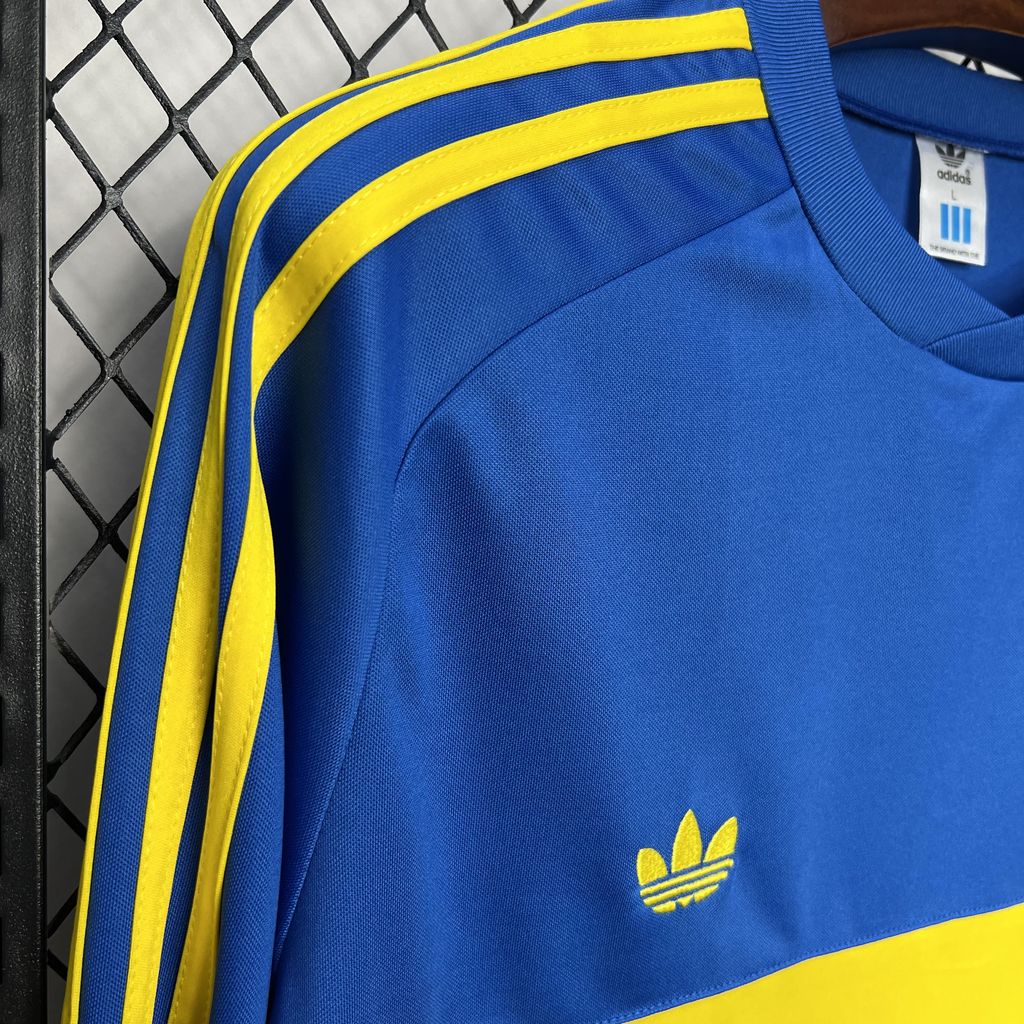 Camisa Retrô Boca Juniors Manga Longa 1981