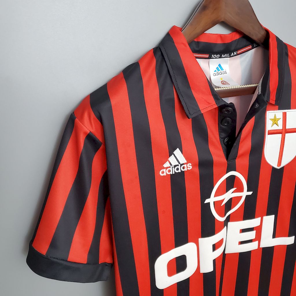 Camisa Retrô AC Milan I 1999/00