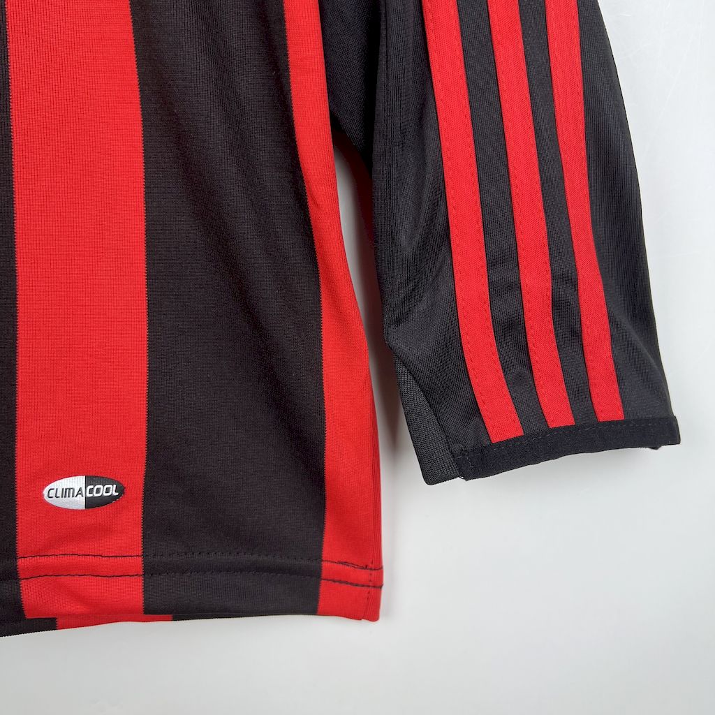Camisa Retrô AC Milan I Manga Longa 2008/09