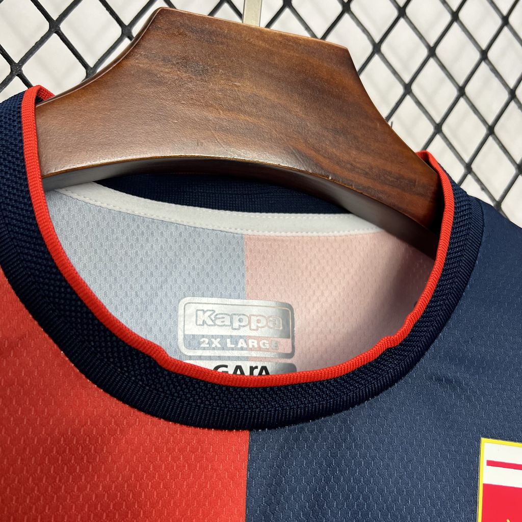 Camisa Genoa I 2024/25 Torcedor Masculina