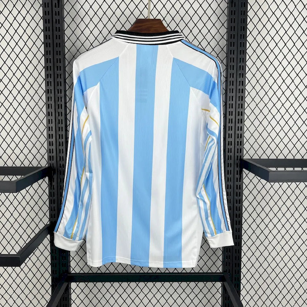 Camisa Retrô Argentina I Manga Longa 1998