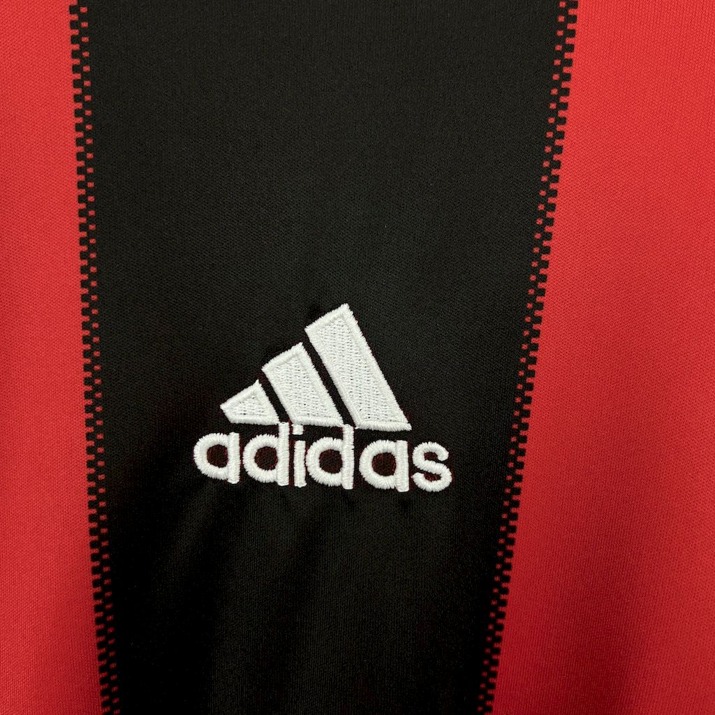 Camisa Retrô AC Milan I Manga Longa 2010/11