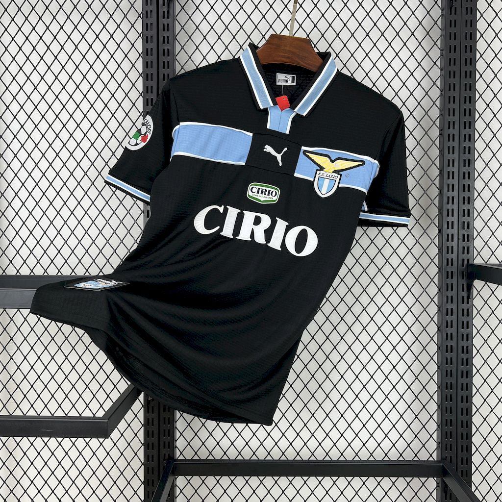 Camisa Retrô Lazio III 1998/99-Preta