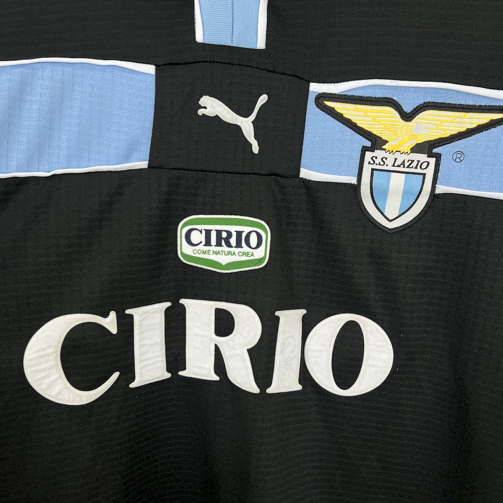 Camisa Retrô Lazio III 1998/99-Preta