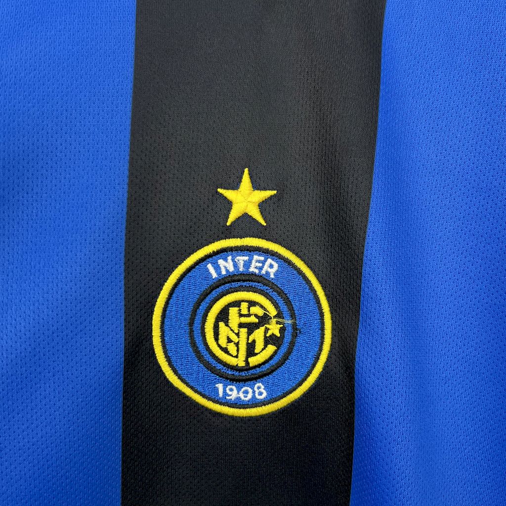 Camisa Retrô Inter Milan I Manga Longa 2004/05