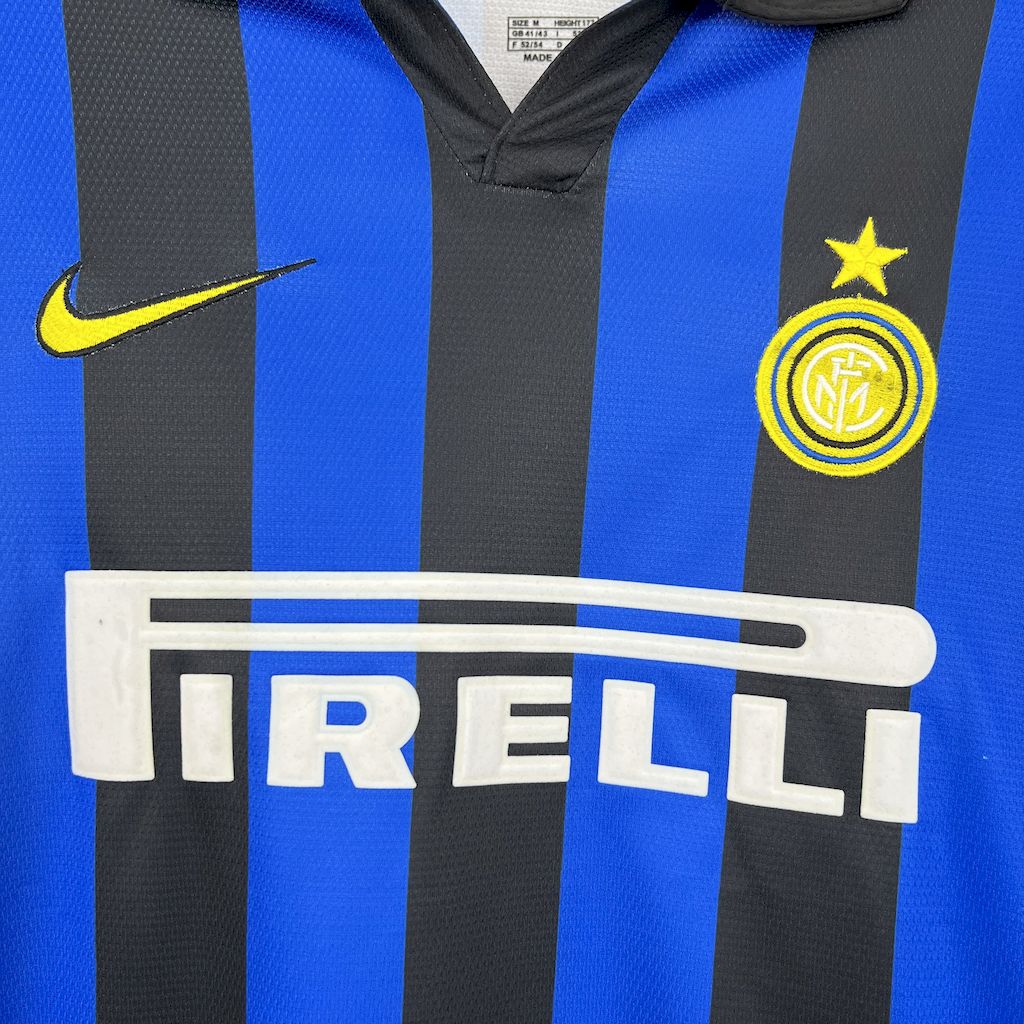 Camisa Retrô Inter Milan I Manga Longa 1998/99