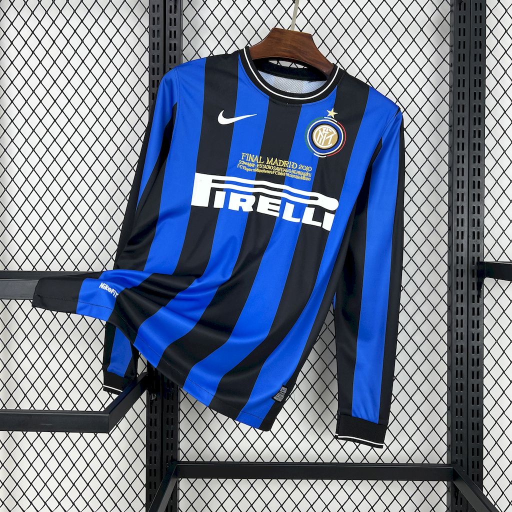Camisa Retrô Inter Milan I Manga Longa 2009/10
