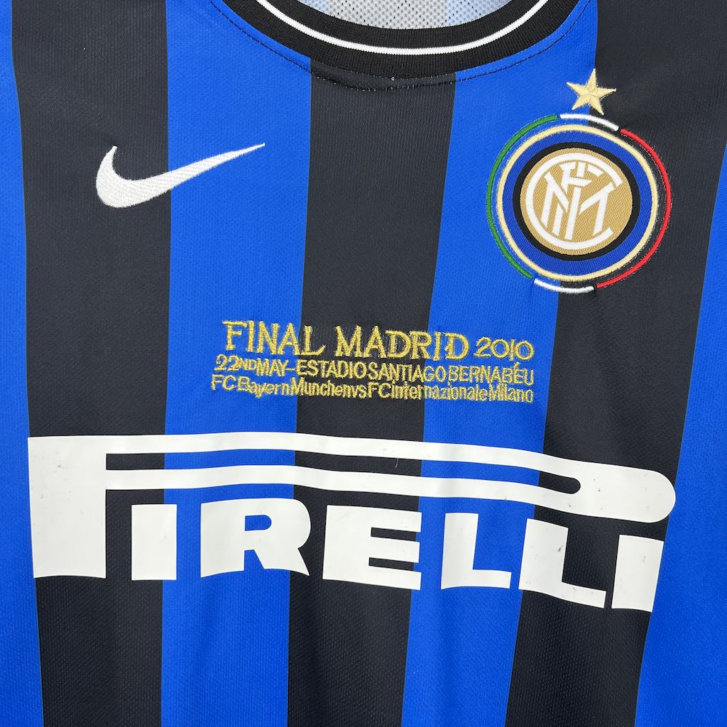 Camisa Retrô Inter Milan I Manga Longa 2009/10