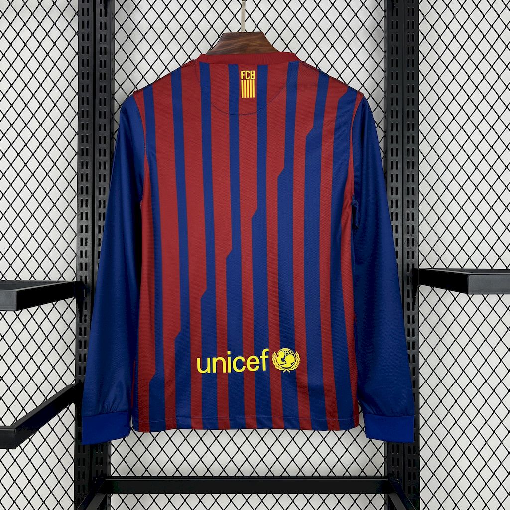 Camisa Retrô Barcelona I Manga Longa 2011/12