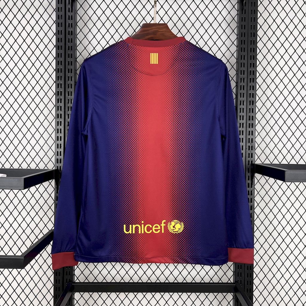 Camisa Retrô Barcelona I Manga Longa 2012/13