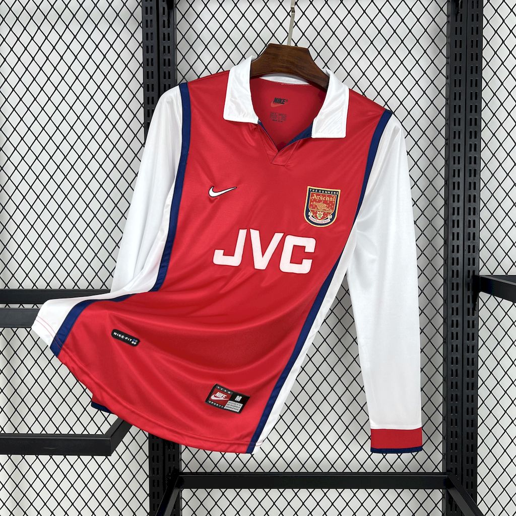 Camisa Retrô Arsenal I Manga Longa 1998/99