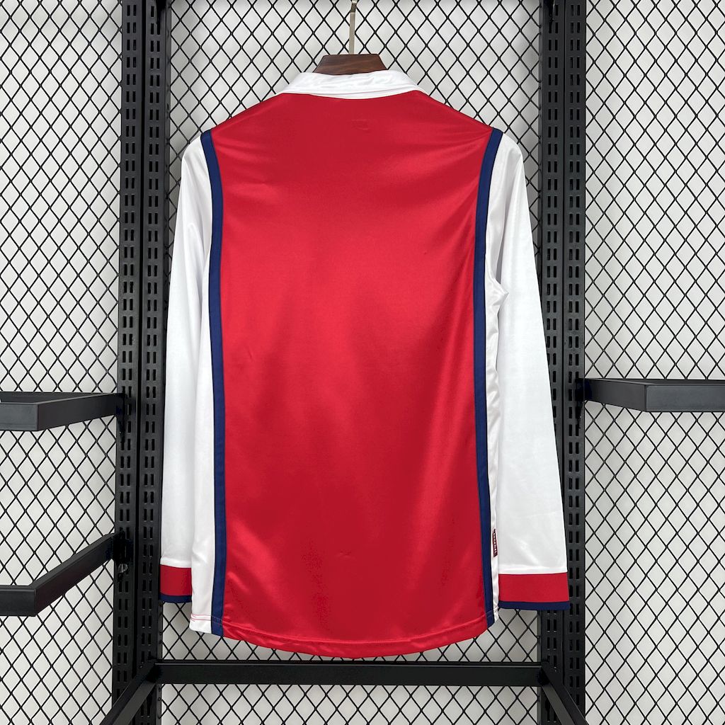 Camisa Retrô Arsenal I Manga Longa 1998/99