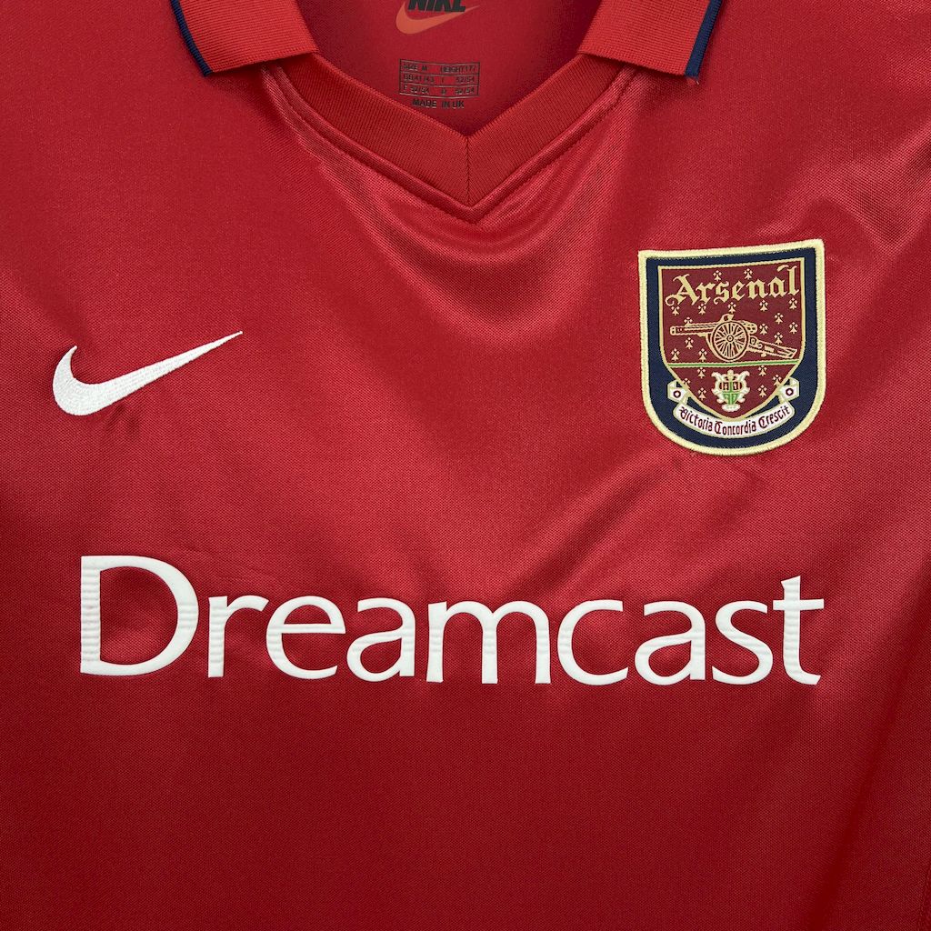 Camisa Retrô Arsenal I Manga Longa 2000/01