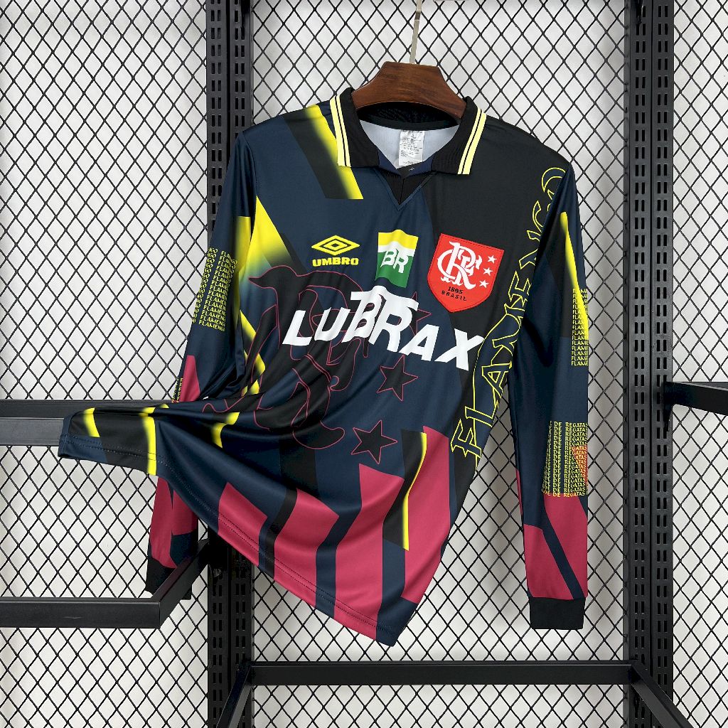 Camisa Retrô Flamengo Goleiro Manga Longa 1998