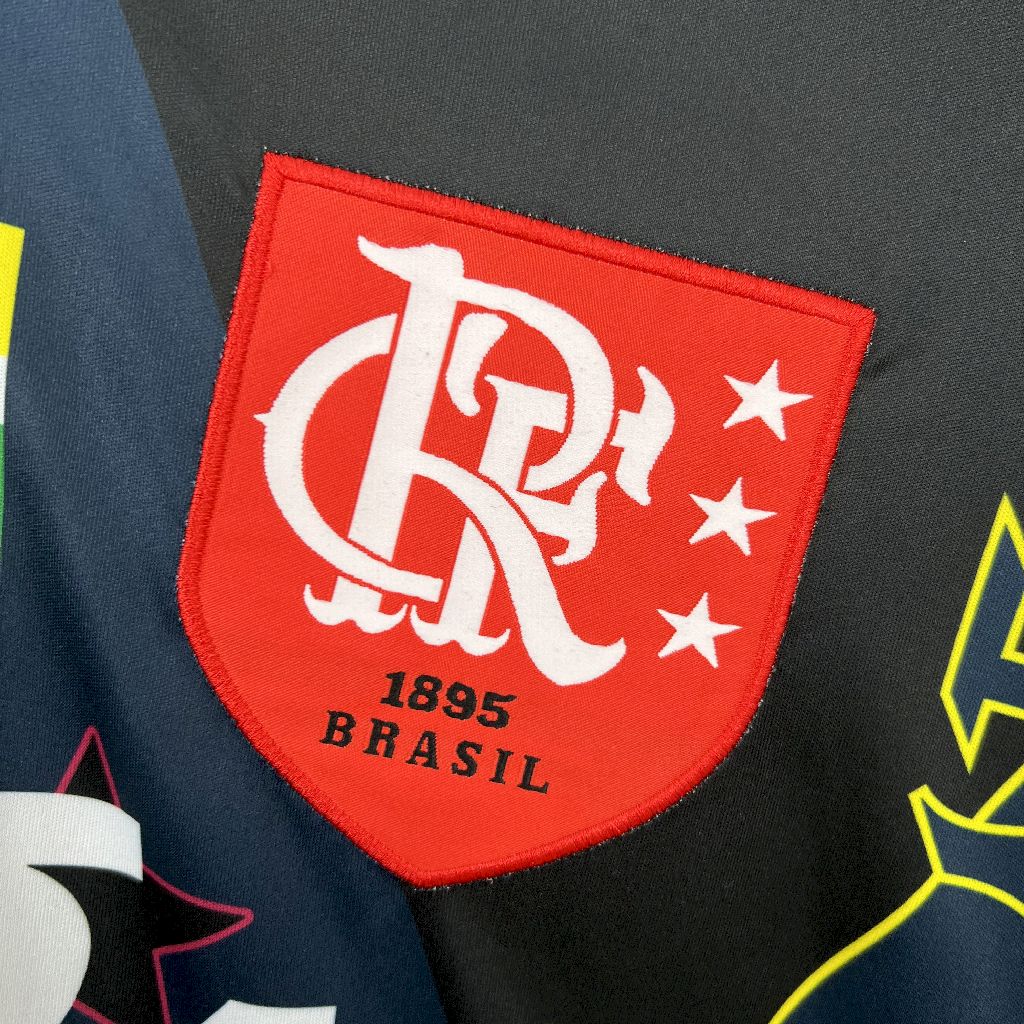 Camisa Retrô Flamengo Goleiro Manga Longa 1998