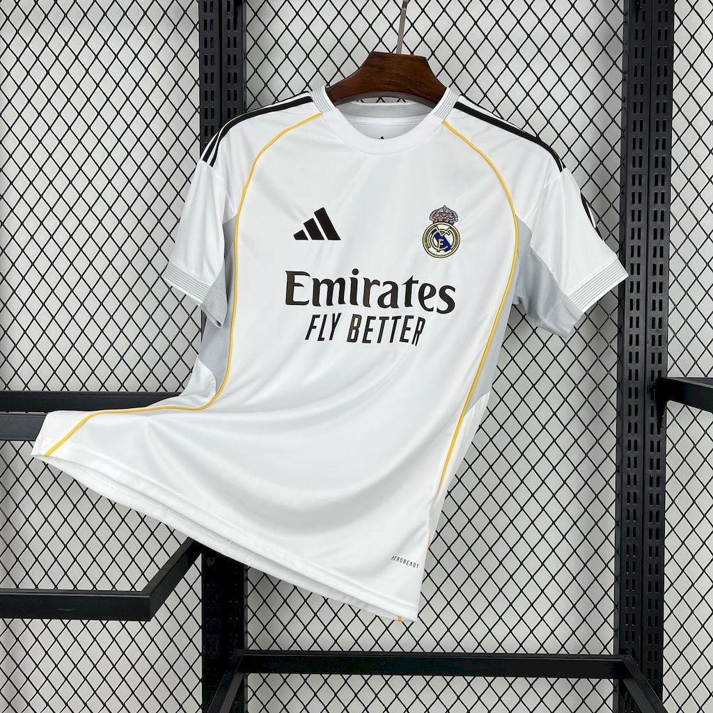 Camisa Real Madrid l 2025/26 Torcedor Masculina