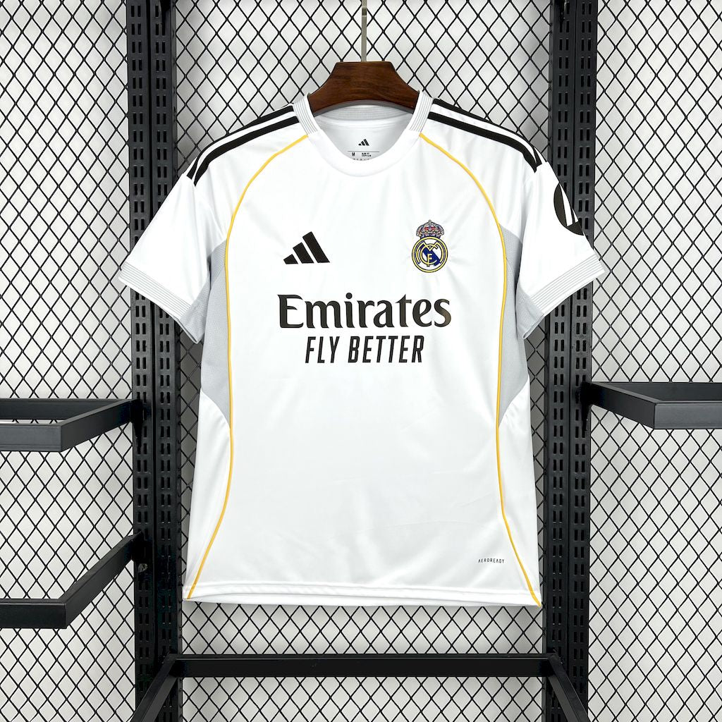 Camisa Real Madrid l 2025/26 Torcedor Masculina