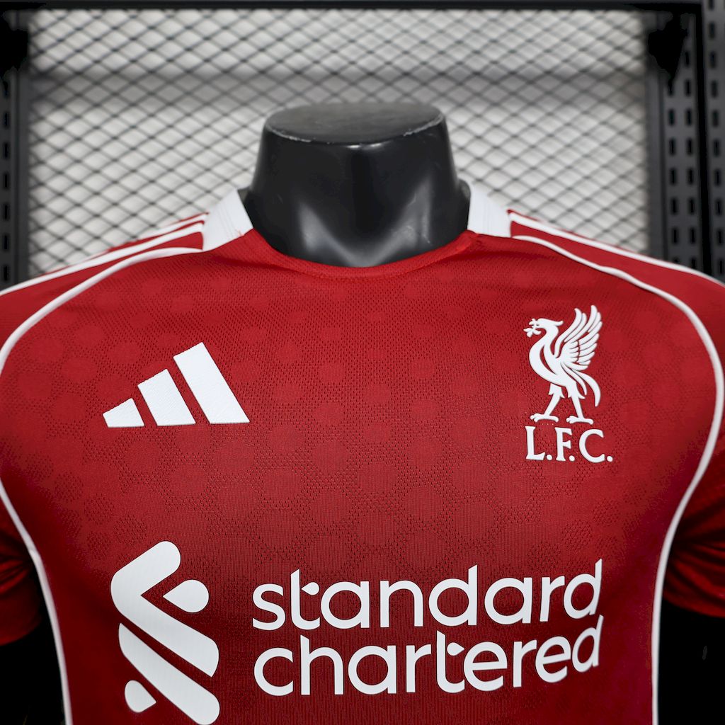 Camisa Liverpool I 2025/26 Jogador Masculina