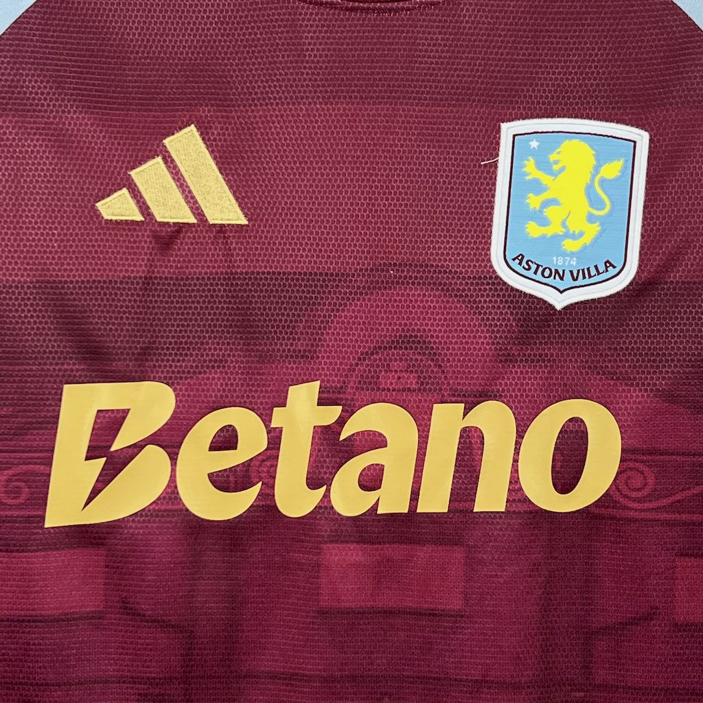 Camisa Aston Villa I 2025/26 Torcedor Masculina