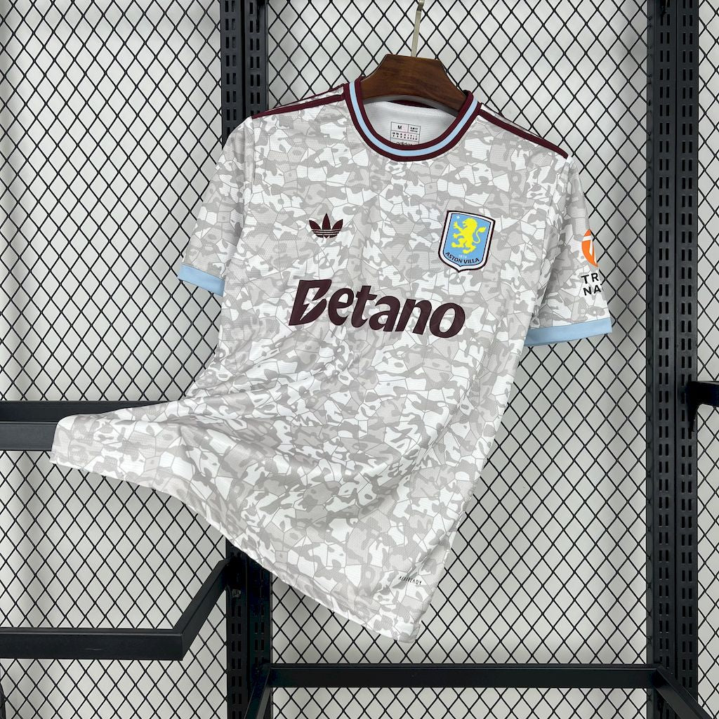 Camisa Aston Villa llI 2025/26 Torcedor Masculina