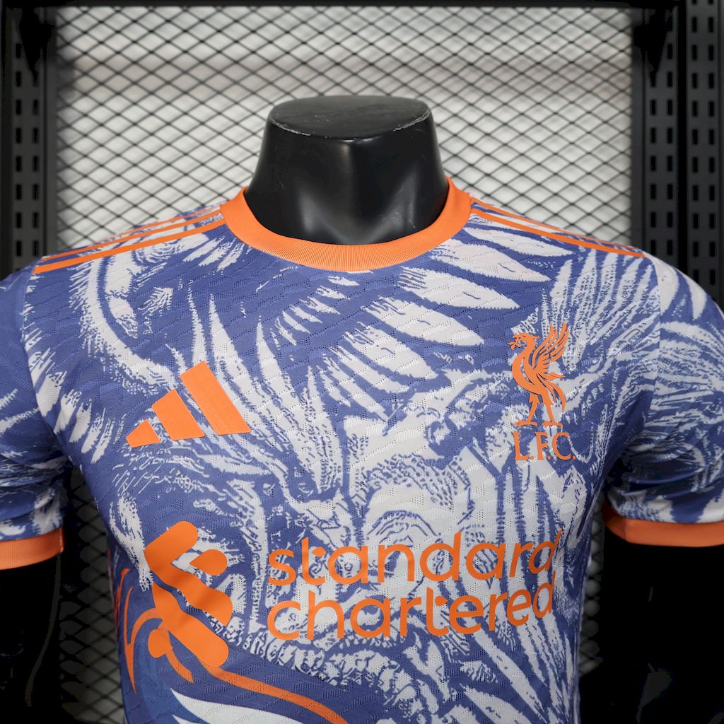 Camisa Liverpool 2025/26 Jogador Masculina- Edição Especial Cinza