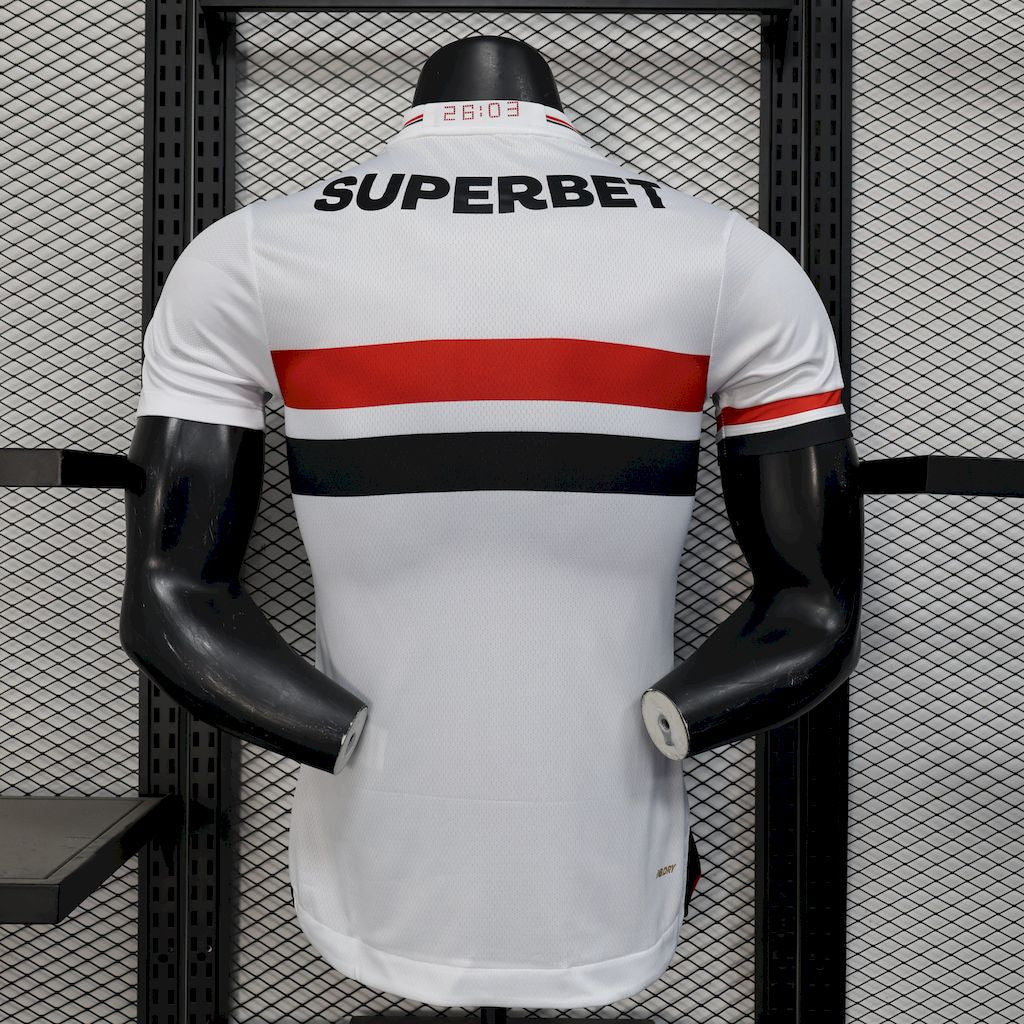 Camisa São Paulo l 2025/26 Jogador Masculina