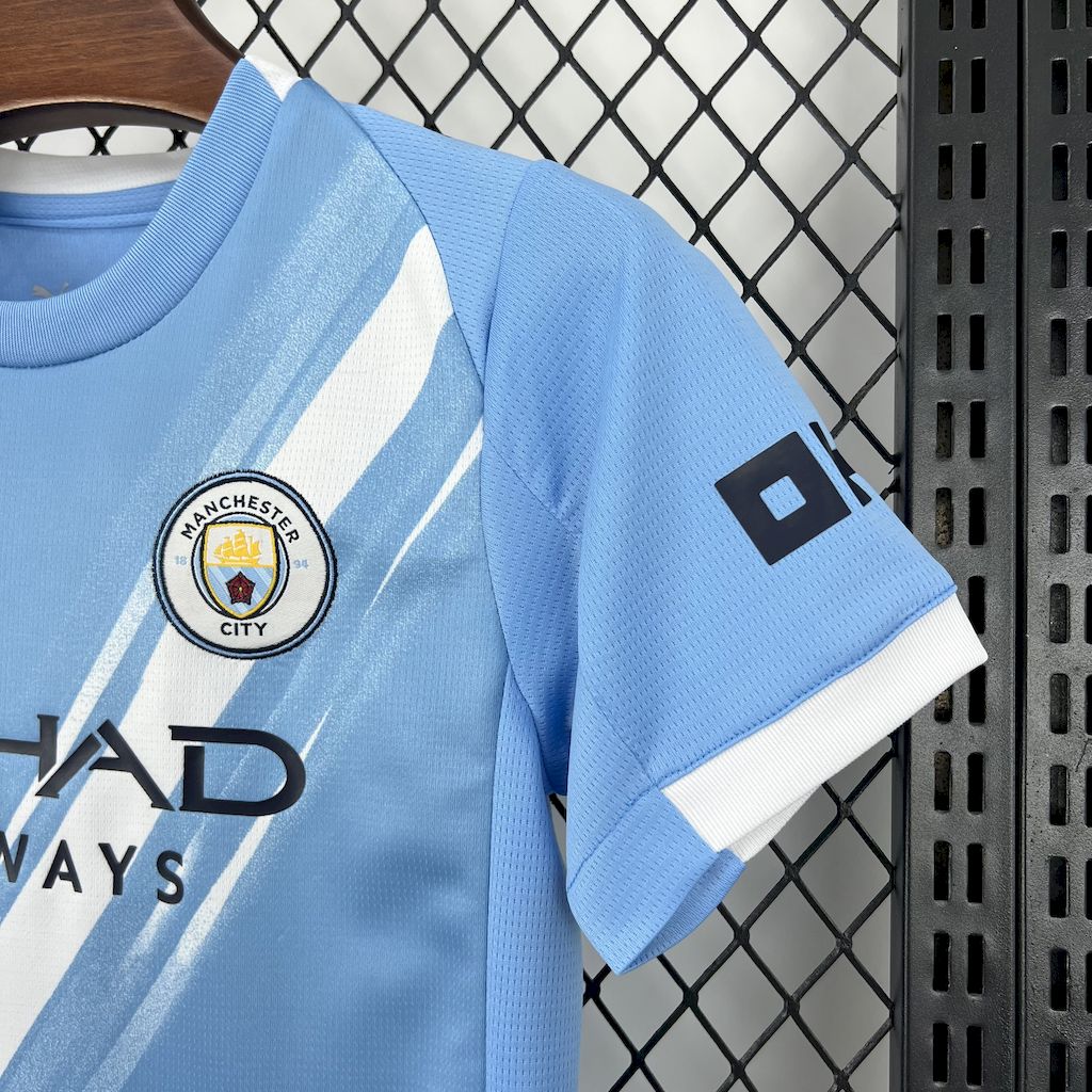 Kit Infantil Manchester City I 2025/26