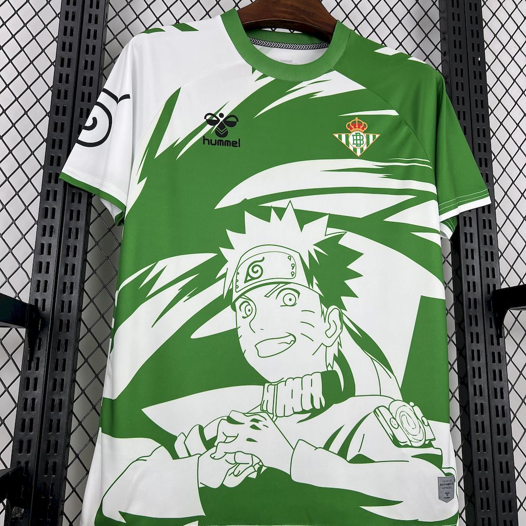 Camisa Real Betis Naruto 2024/25 Torcedor Masculina