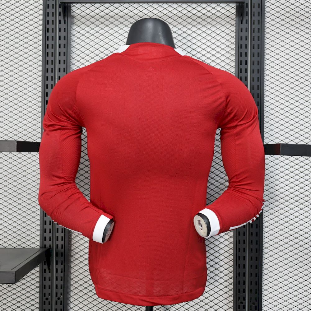 Camisa Liverpool Manga Longa I 2025/26 Jogador Masculina