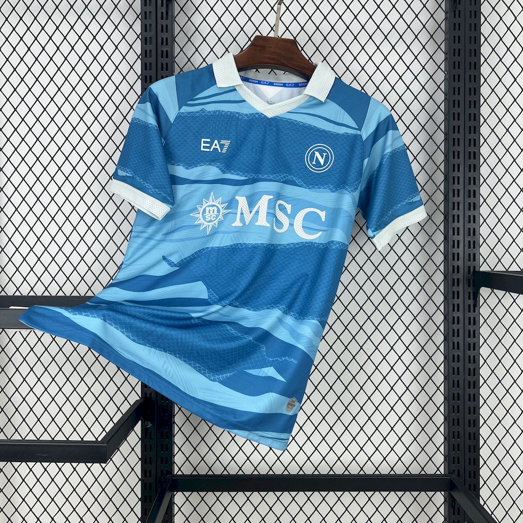 Camisa Napoli 2025/26 Torcedor Masculina
