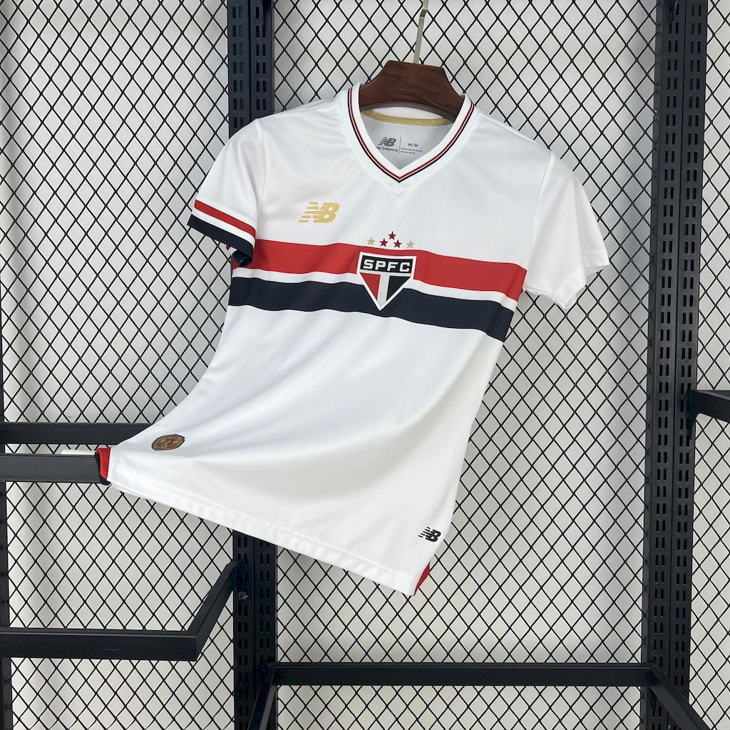Camisa Sao Paulo l 2025/26 Torcedor Feminina