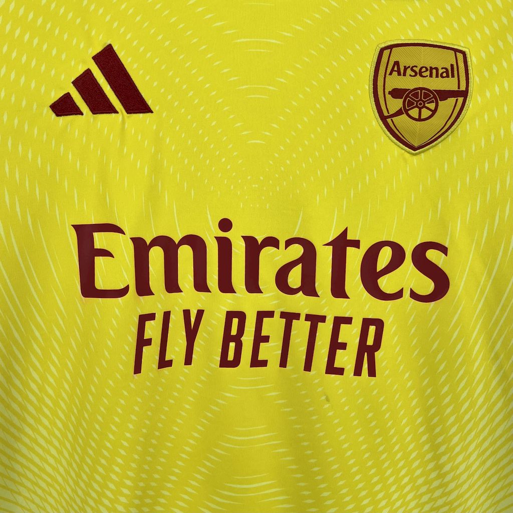 Camisa Arsenal Goleiro 2025/26 Torcedor Masculina
