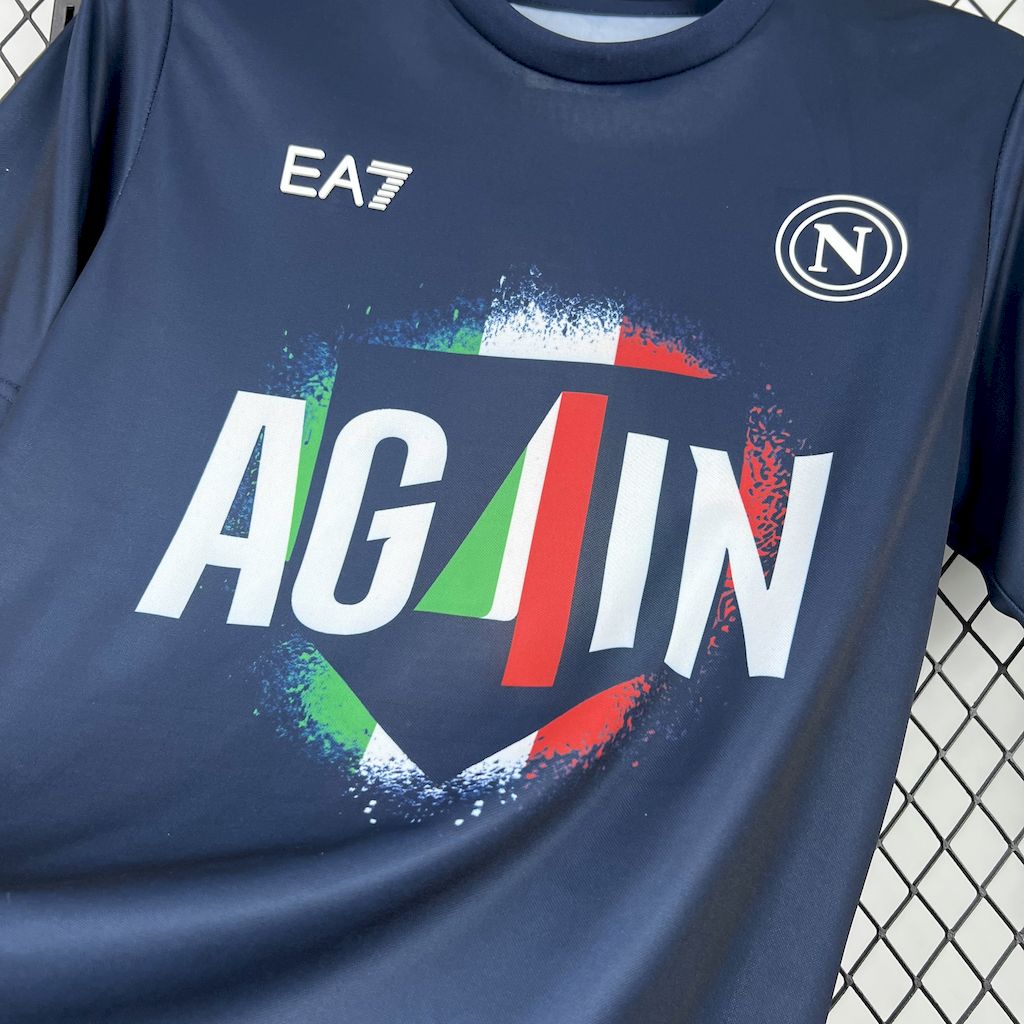 Camisa Napoli Casual 2025/26 Torcedor Masculina