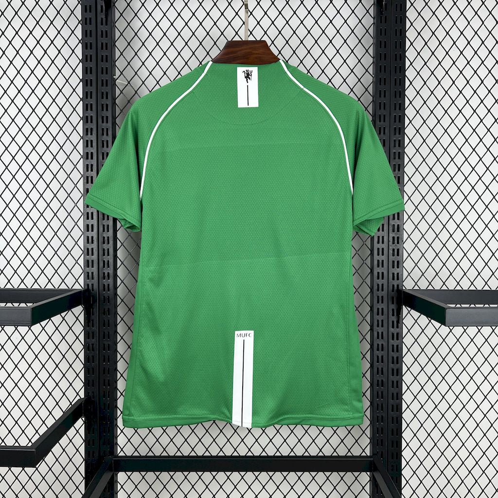 Camisa Retrô Manchester United Verde Goleiro 2007/08