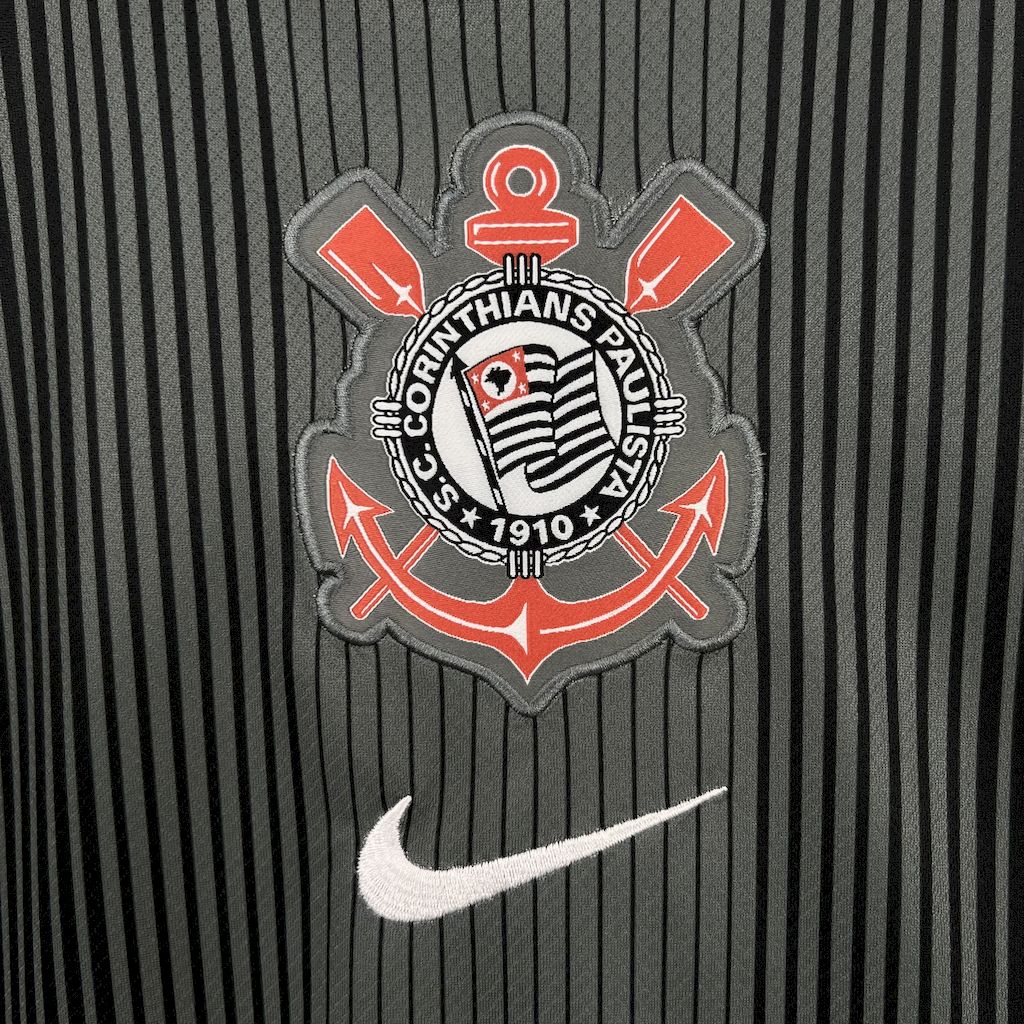 Camisa Nike Corinthians Goleiro Preta 2025/26 Masculina